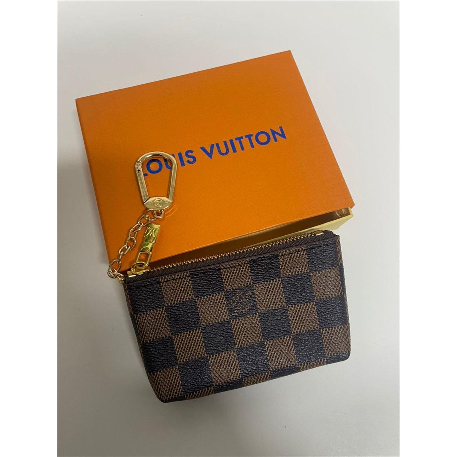 Louis Vuitton Damier Ebene Coin Purse Key Pochette Cles - photo 7