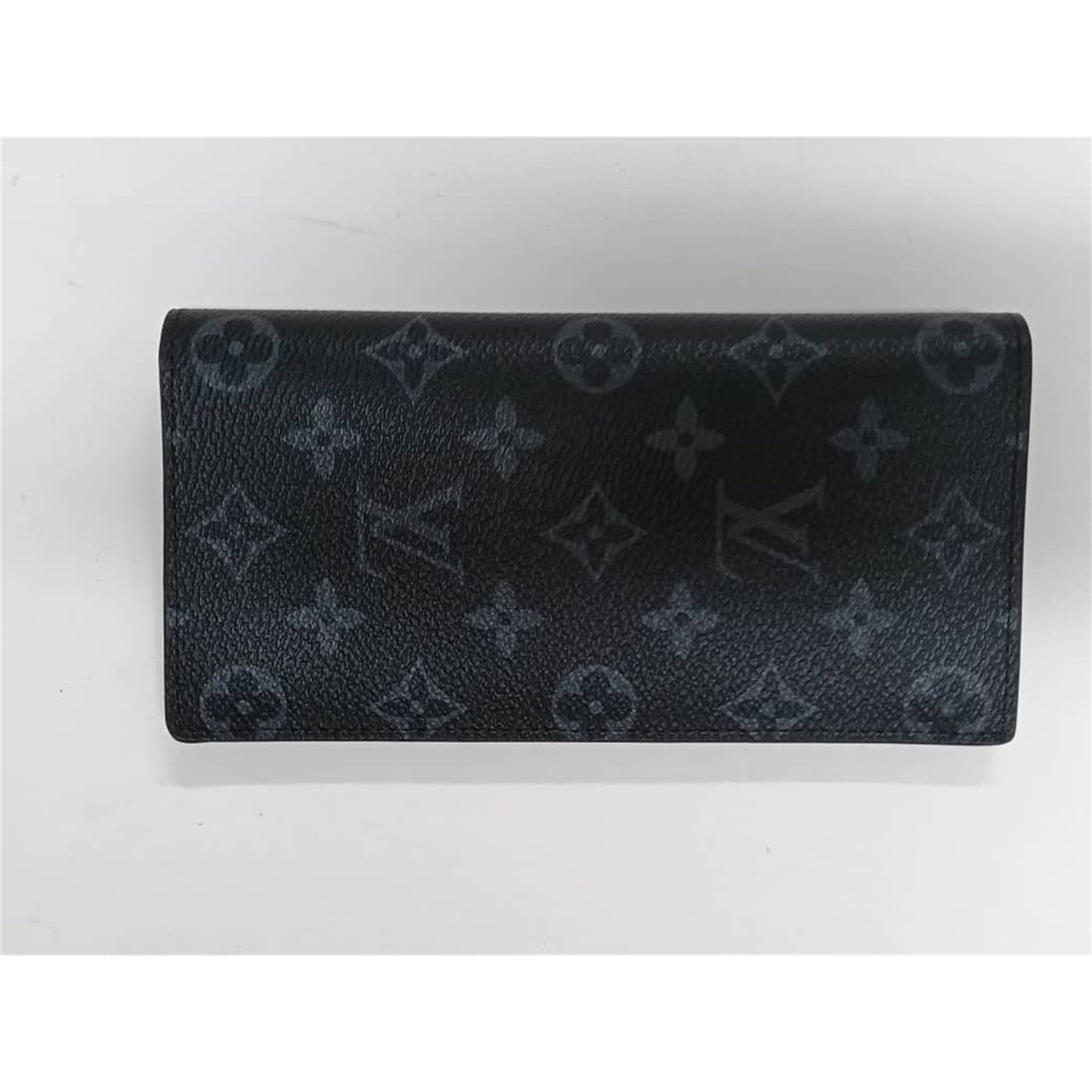 Louis Vuitton Monogram Eclipse Brazza Canvas Long Black Compact Wallet - photo 8