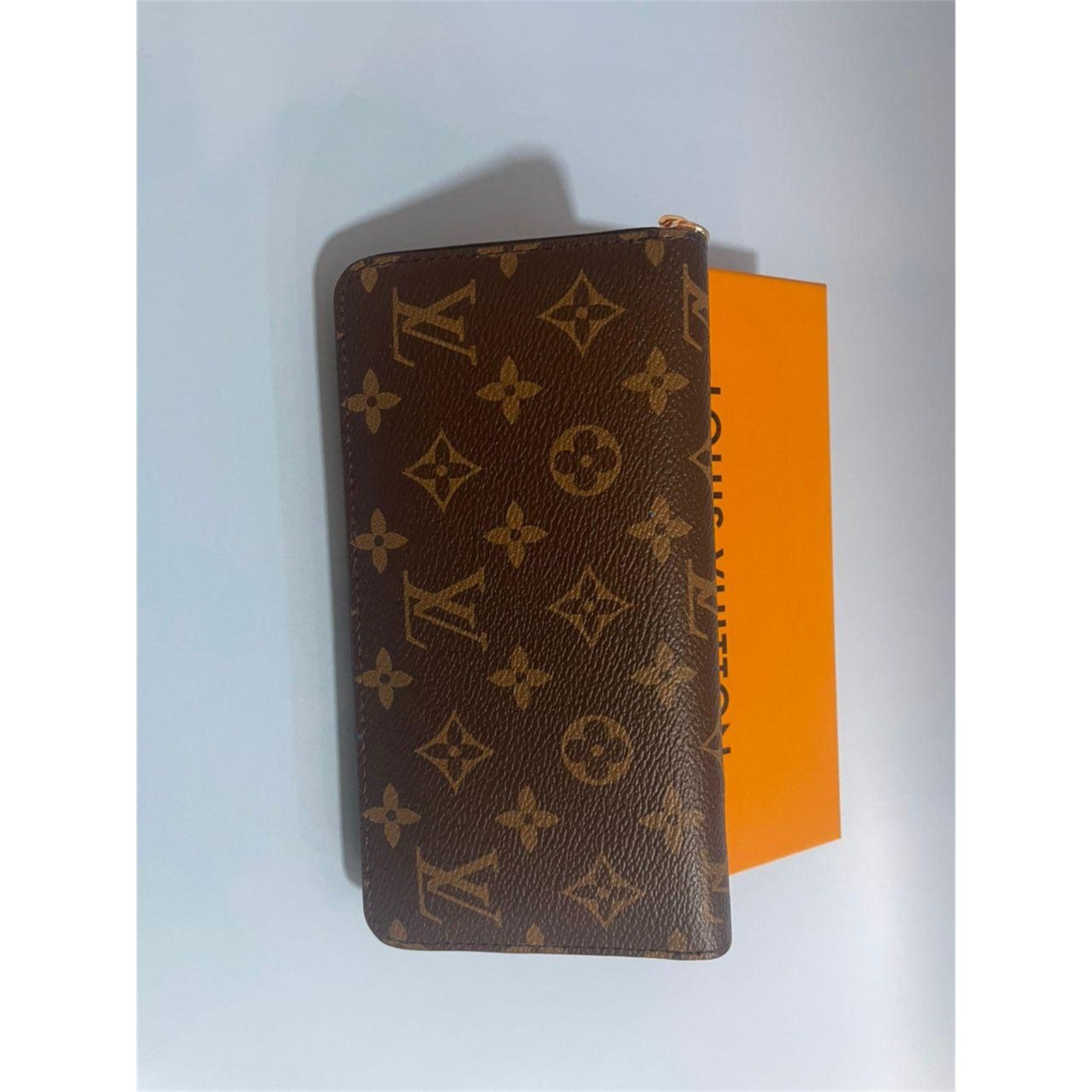 Louis Vuitton Monogram Zippy Wallet Zip Around Long Purse Brown - photo 2