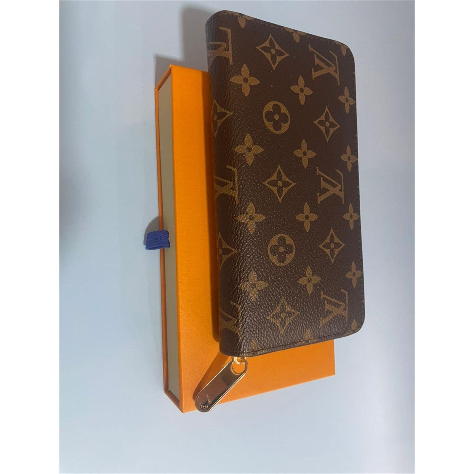 Louis Vuitton Monogram Zippy Wallet Zip Around Long Purse Brown - photo 5