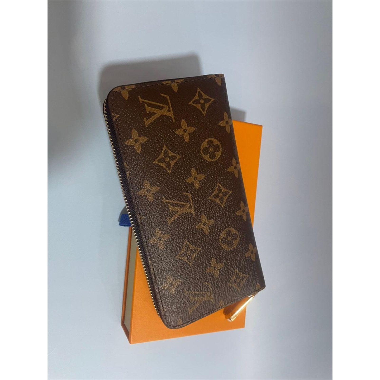 Louis Vuitton Monogram Zippy Wallet Zip Around Long Purse Brown - photo 8