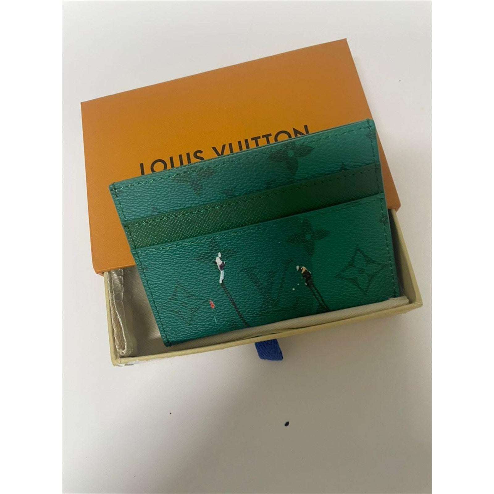 Louis Vuitton Golf Green Wallet Cardholder - photo 1