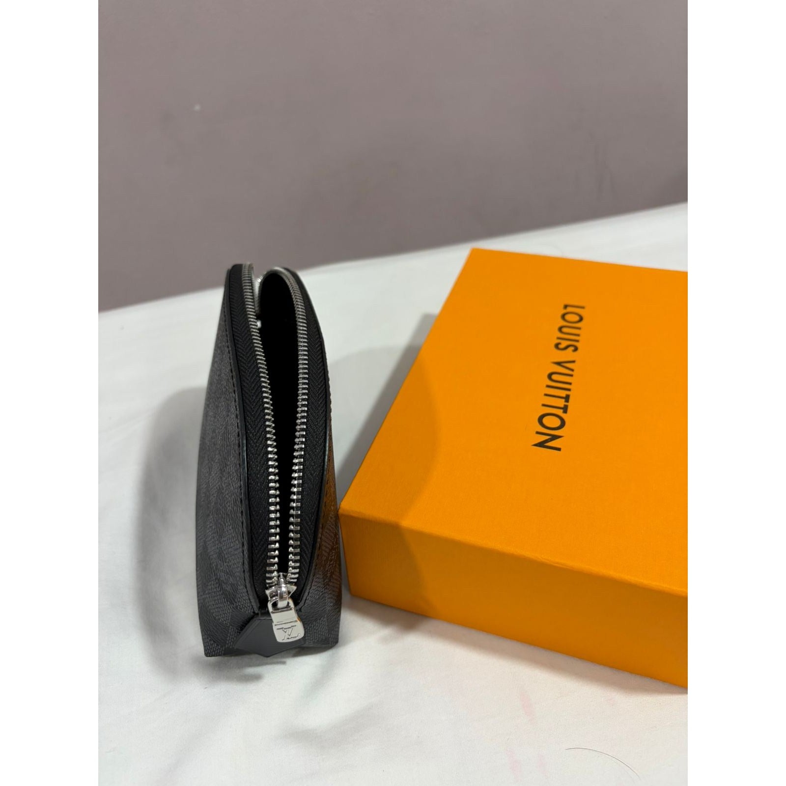 Louis Vuitton Damier Ebene Pochette Cosmetic PM Pouch - photo 2