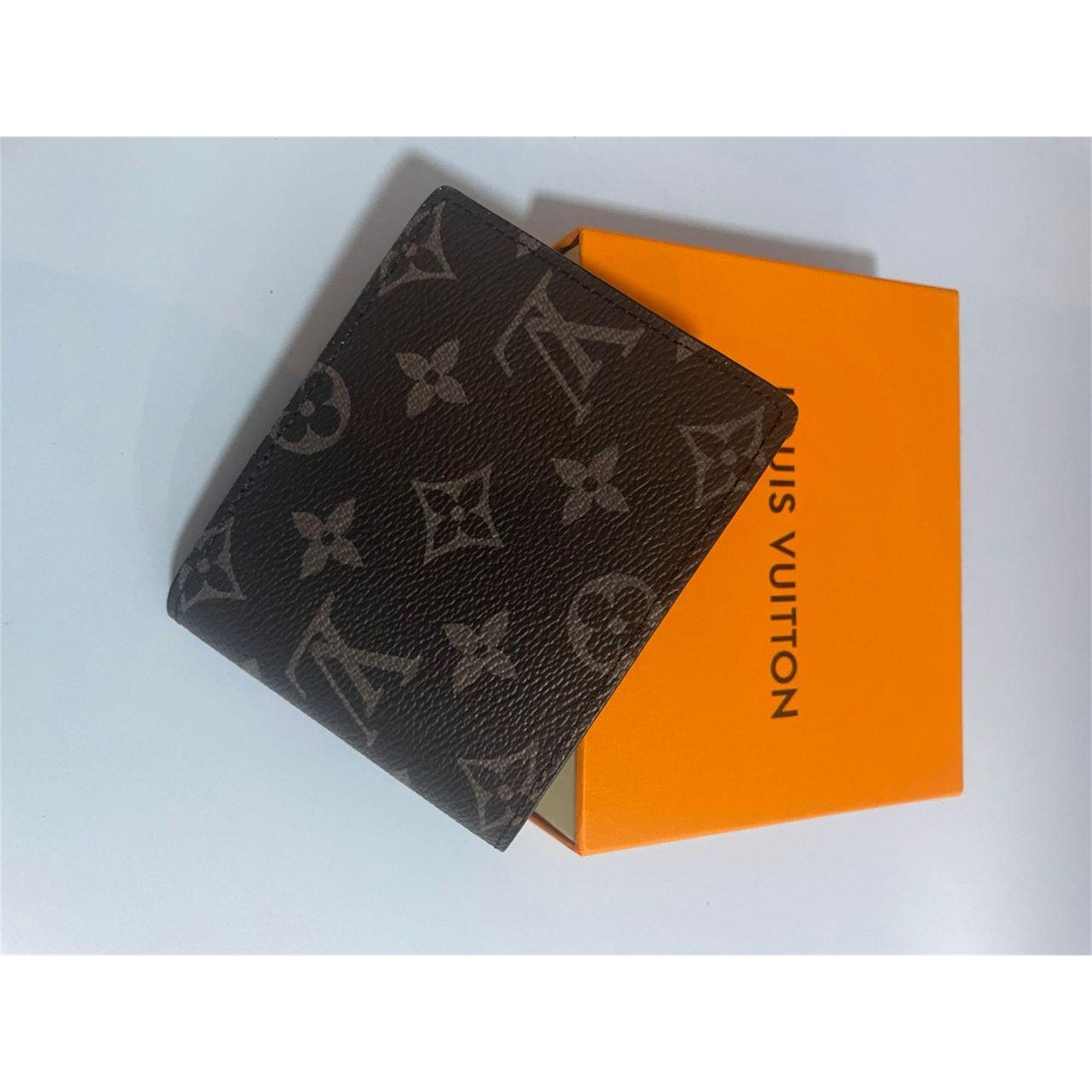 Louis Vuitton Slender Wallet Monogram Eclipse Canvas Bifold Mens Black - photo 2