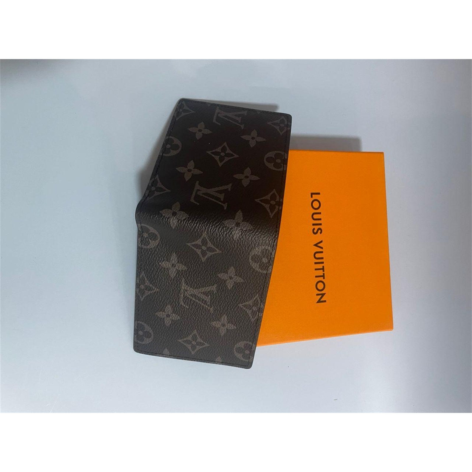 Louis Vuitton Slender Wallet Monogram Eclipse Canvas Bifold Mens Black - photo 4