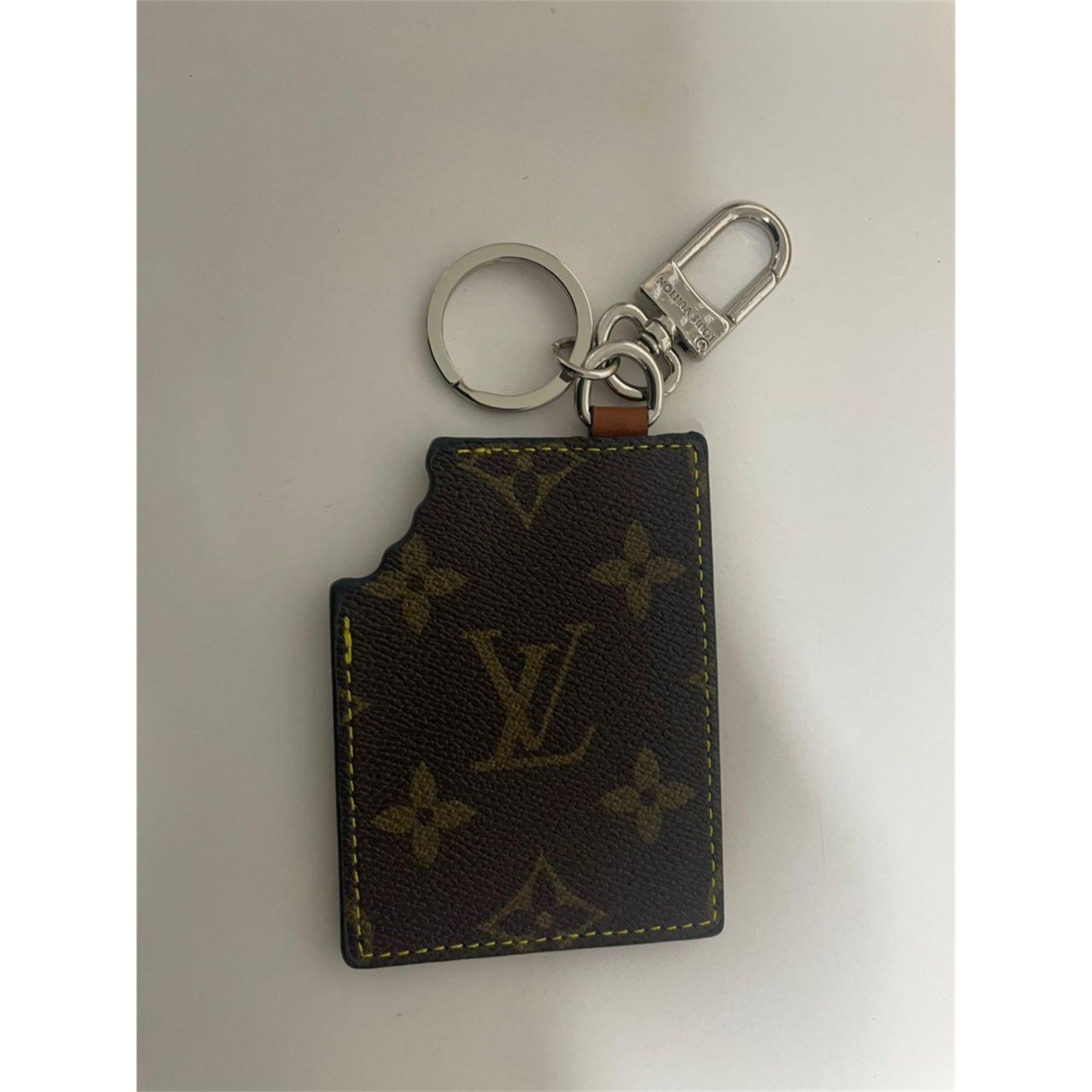 Louis Vuitton Chocolate Bar Key Holder / Bag Charm Keychain LV Monogram - photo 8