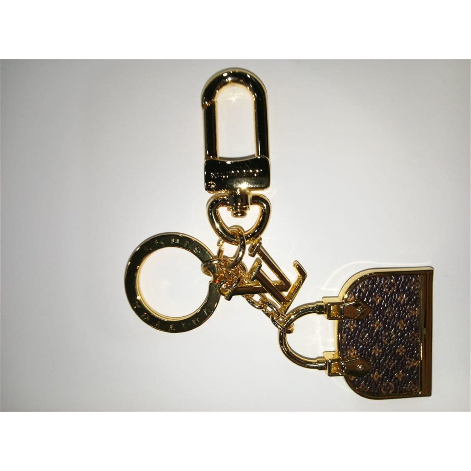 Louis Vuitton Monogram Iconic Keychain Alma Charm Gold Hardware - photo 1