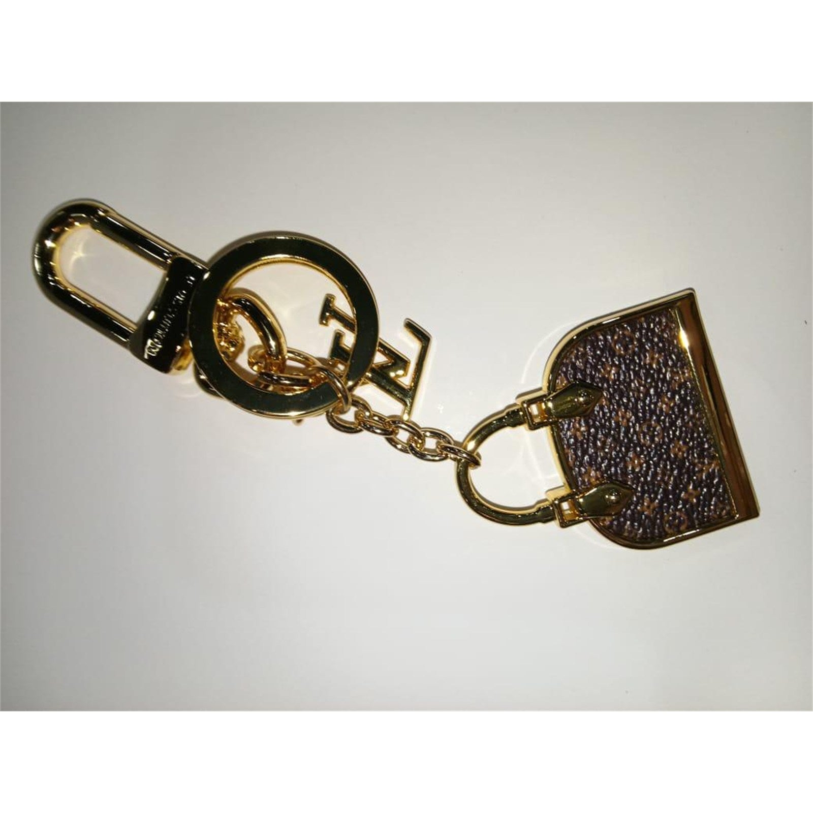 Louis Vuitton Monogram Iconic Keychain Alma Charm Gold Hardware - photo 2