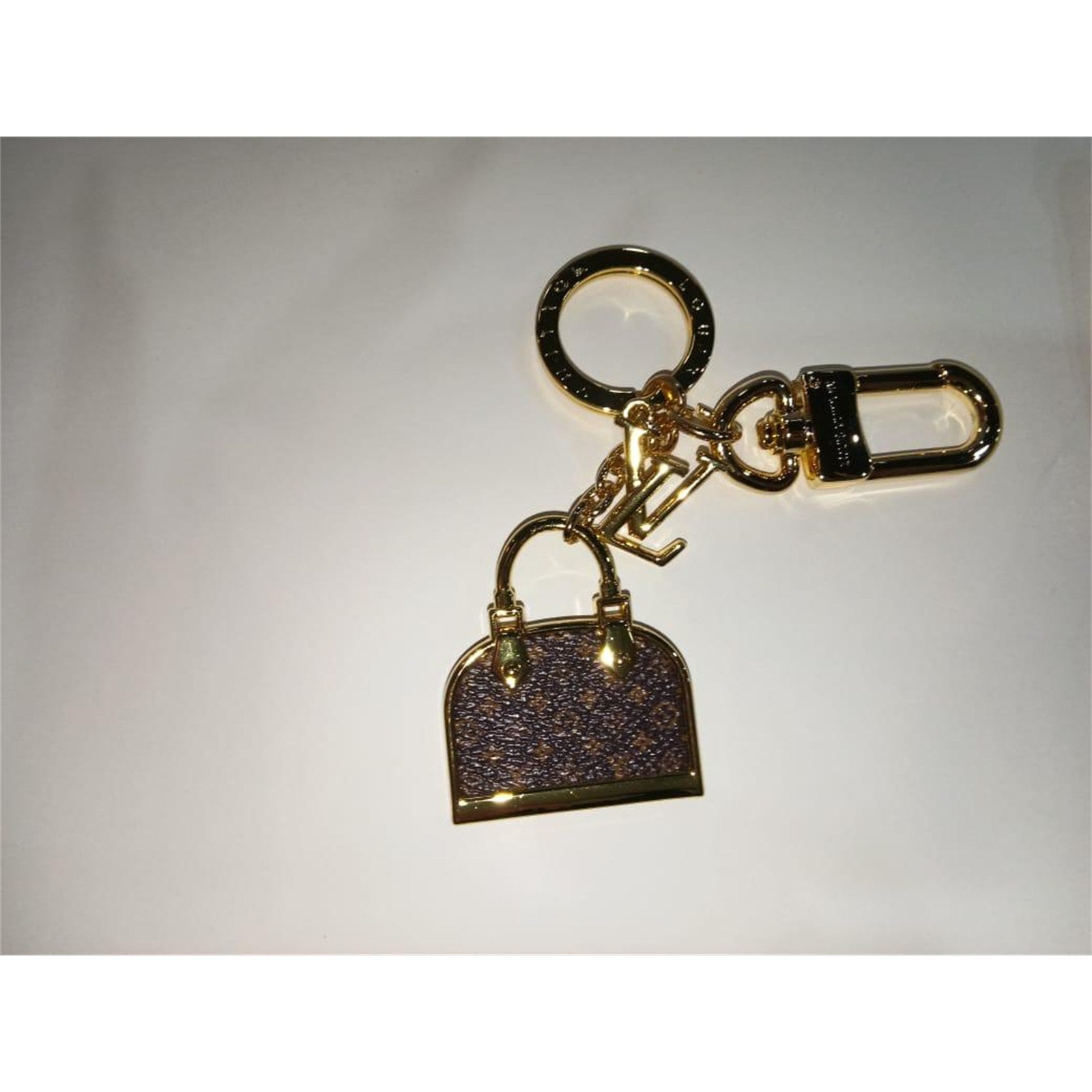 Louis Vuitton Monogram Iconic Keychain Alma Charm Gold Hardware - photo 3
