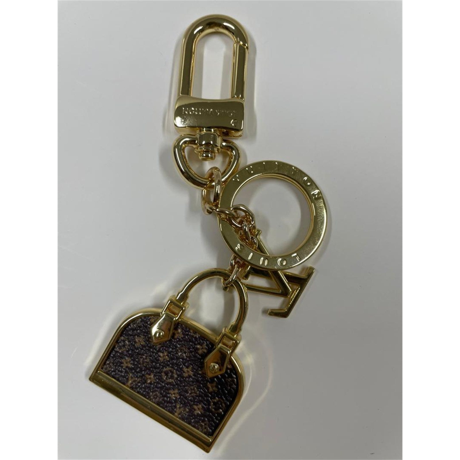 Louis Vuitton Monogram Iconic Keychain Alma Charm Gold Hardware - photo 6