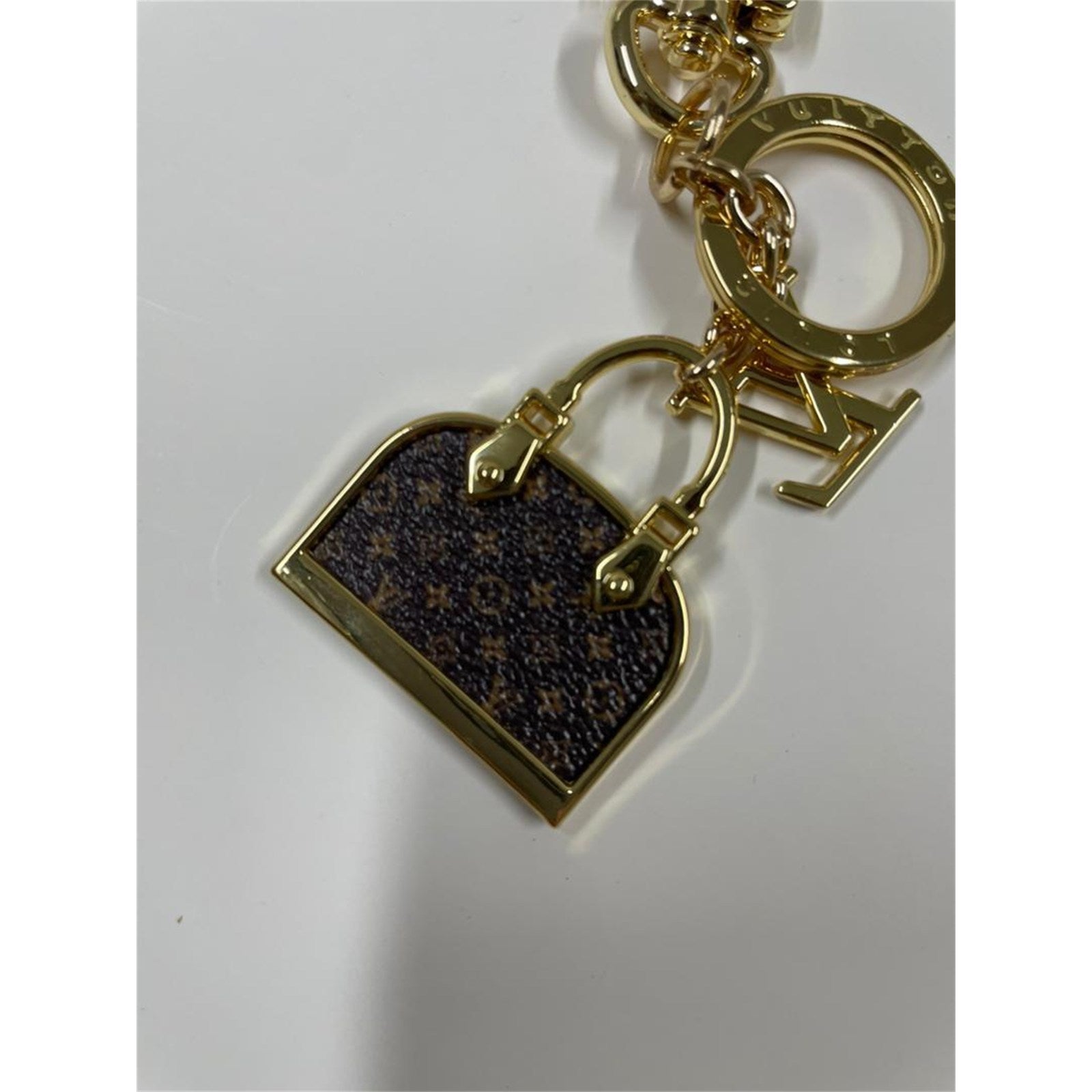 Louis Vuitton Monogram Iconic Keychain Alma Charm Gold Hardware - photo 8