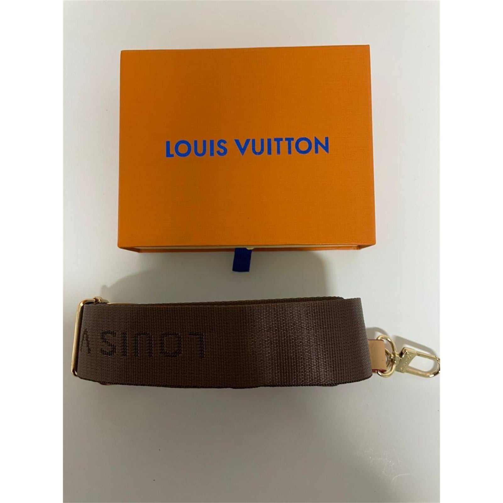 Louis Vuitton Shoulder Strap Adjustable Crossbody Shoulder Replacement Brown - photo 2