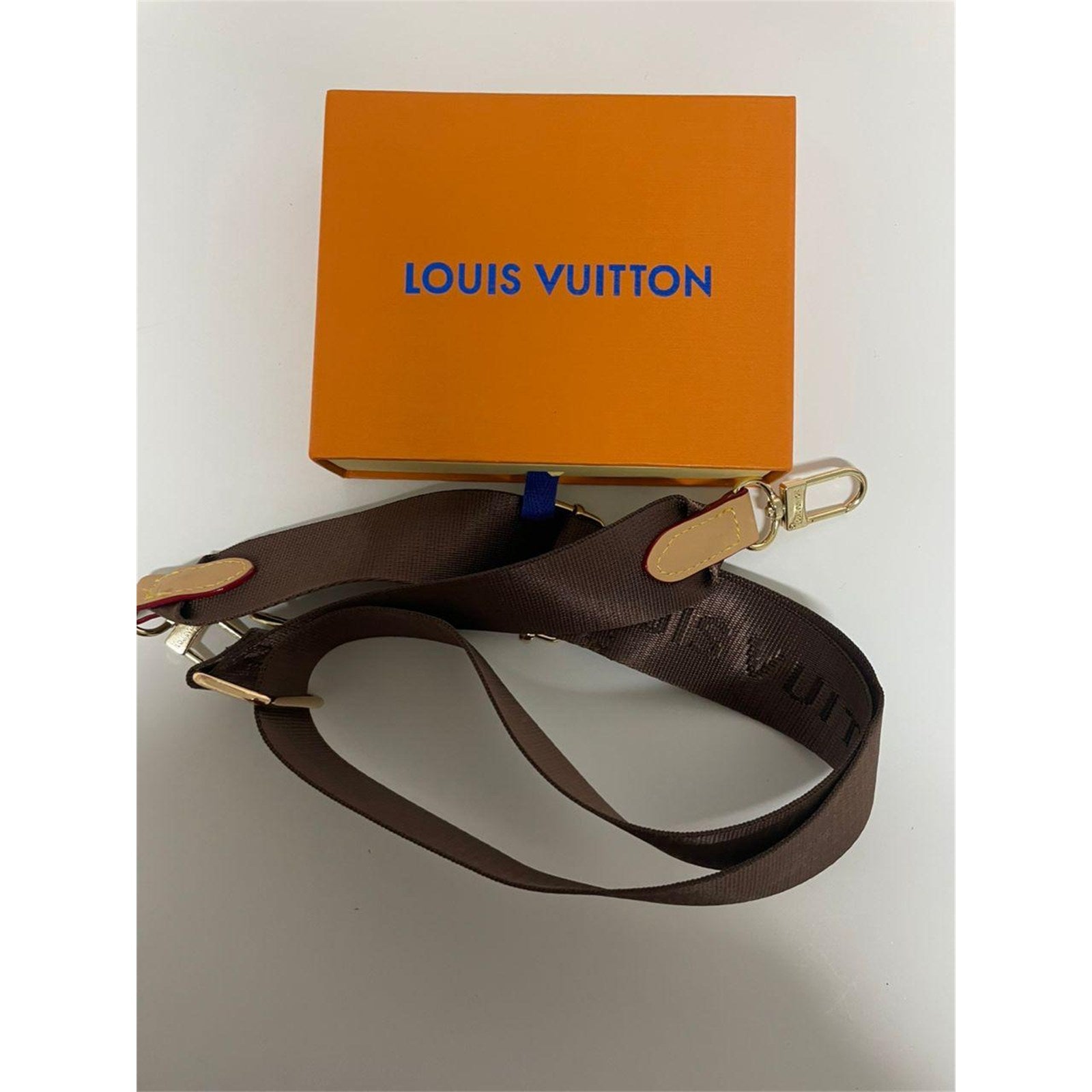 Louis Vuitton Shoulder Strap Adjustable Crossbody Shoulder Replacement Brown - photo 3