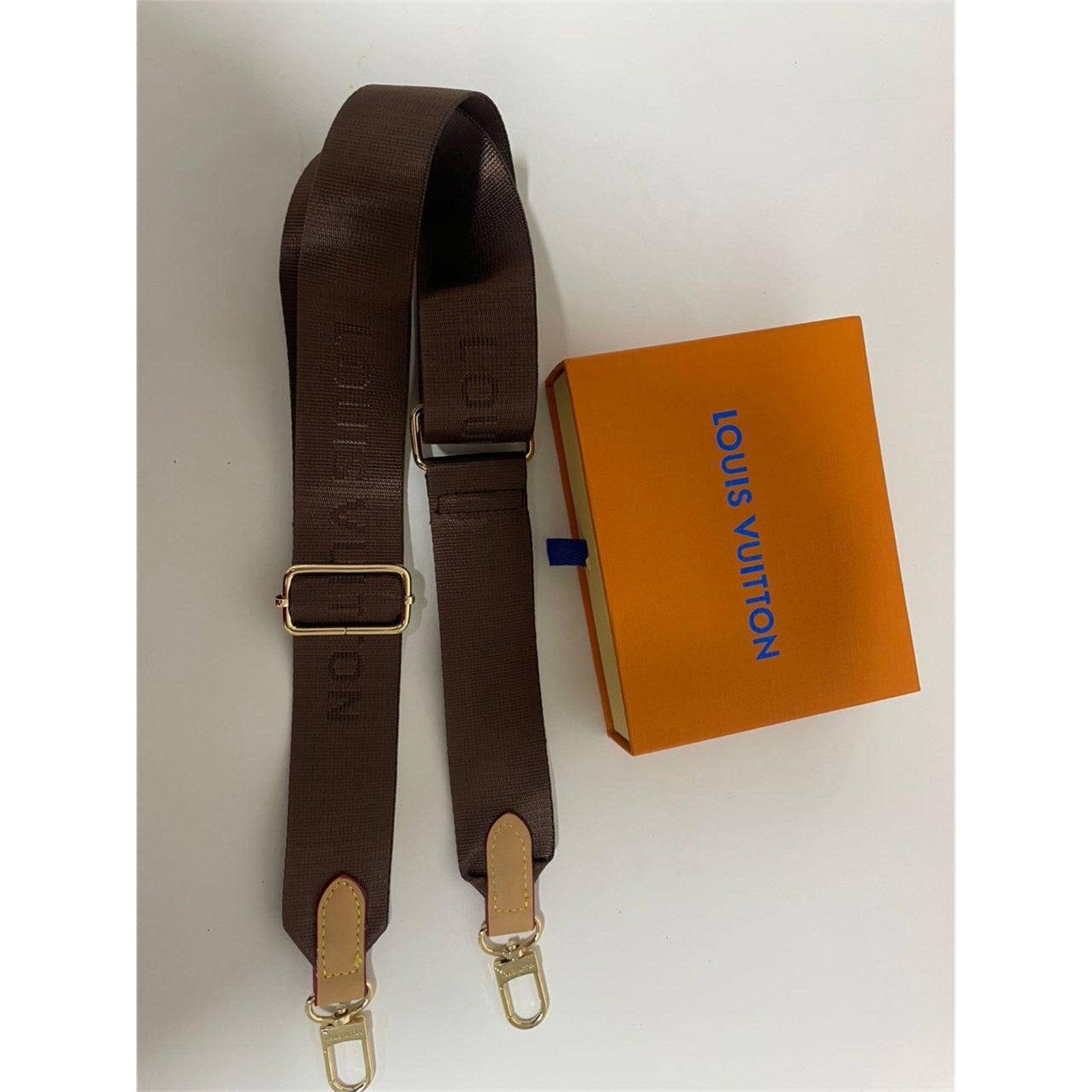 Louis Vuitton Shoulder Strap Adjustable Crossbody Shoulder Replacement Brown - photo 6