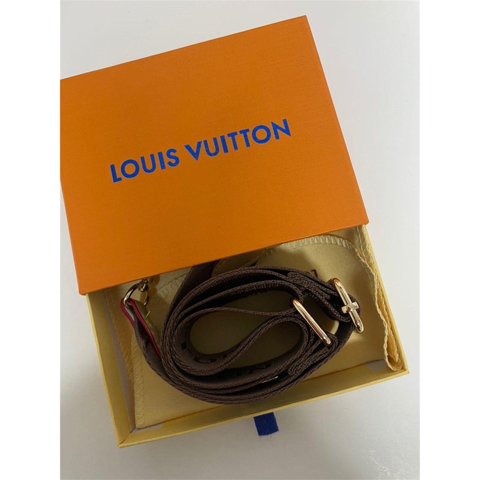Louis Vuitton Shoulder Strap Adjustable Crossbody Shoulder Replacement Brown - photo 7
