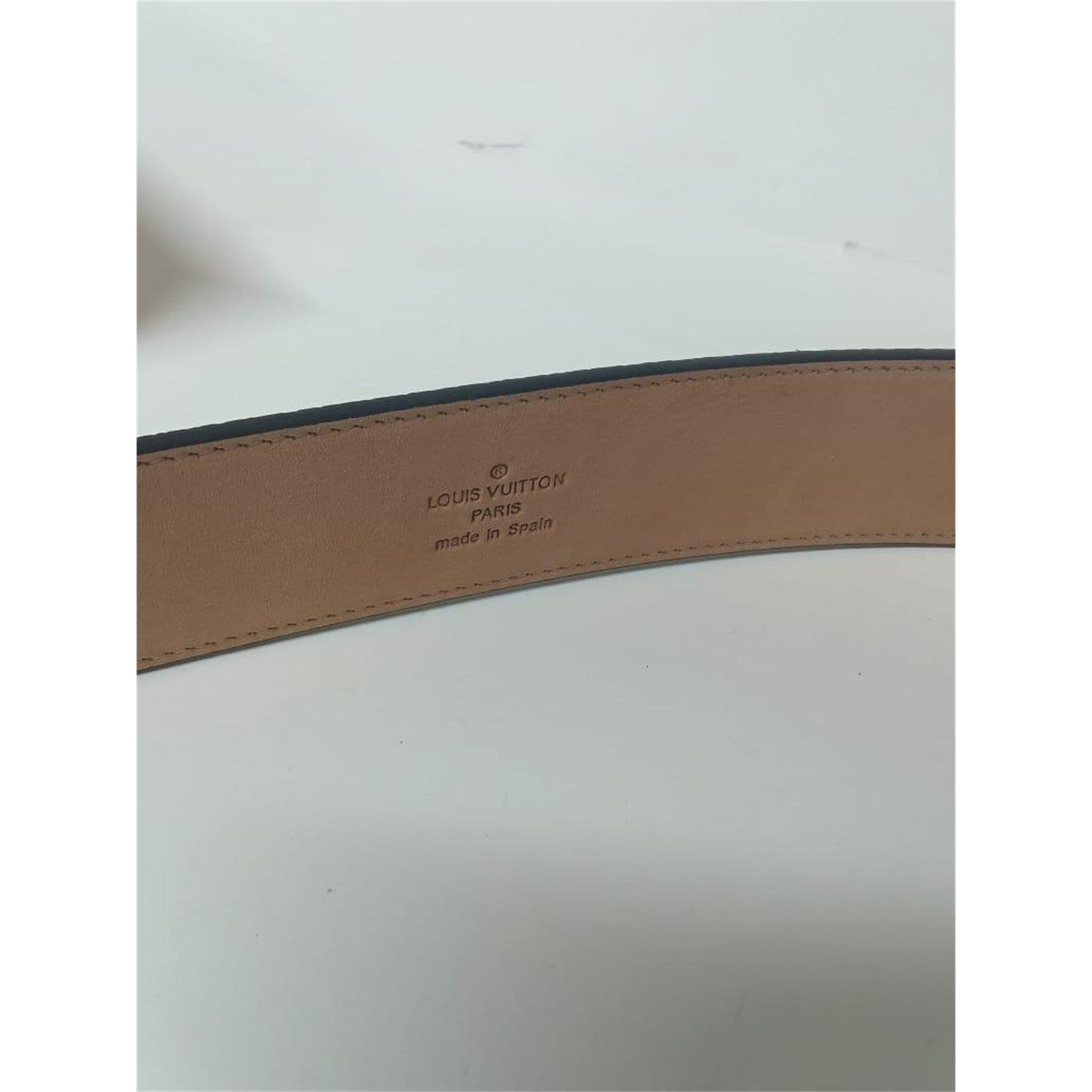 Louis Vuitton Monogram Brown 40mm Belt with Gold Buckle- Size 95/38 with Box - photo 8