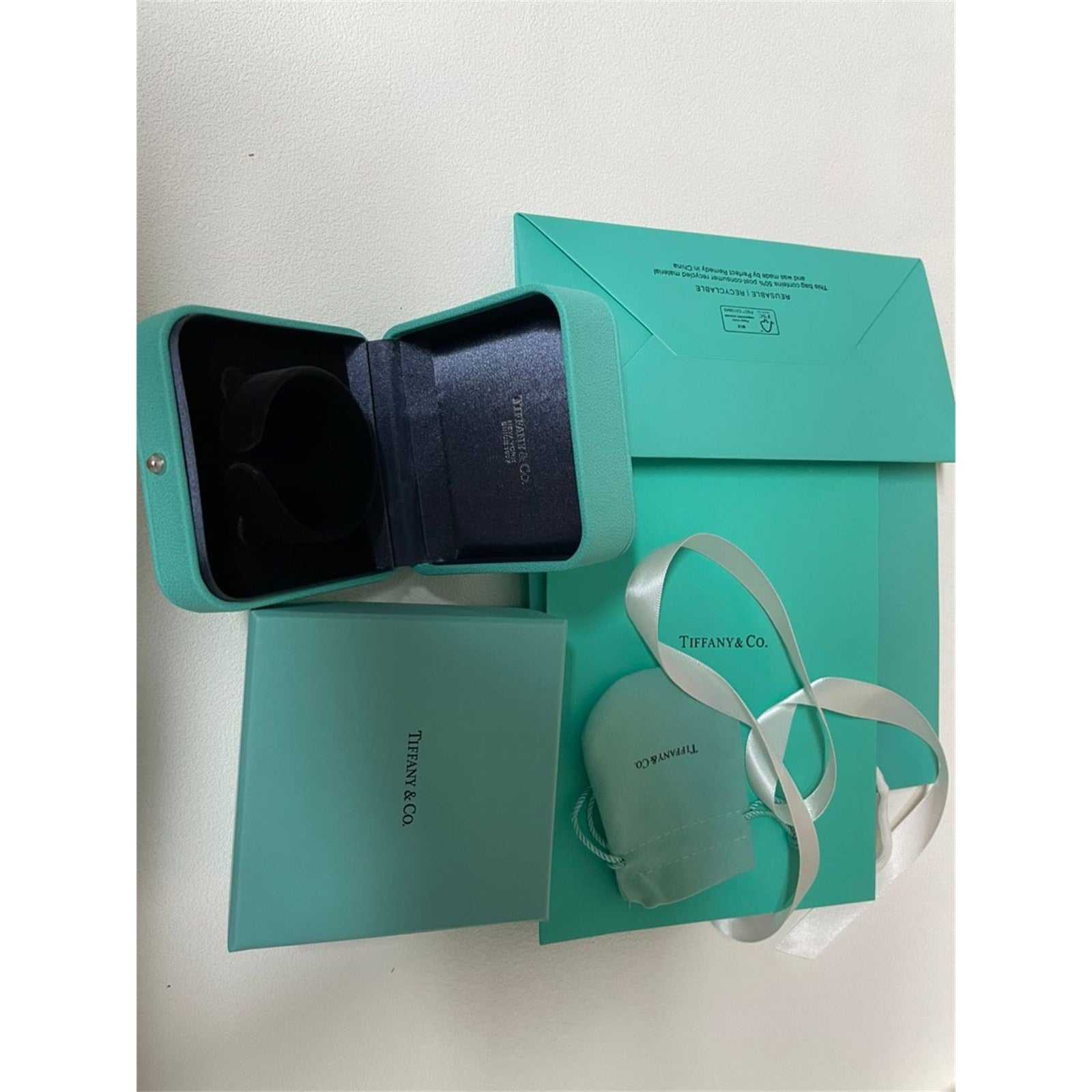 Tiffany&Co. Genuine Bangle jewelry case empty box - photo 1