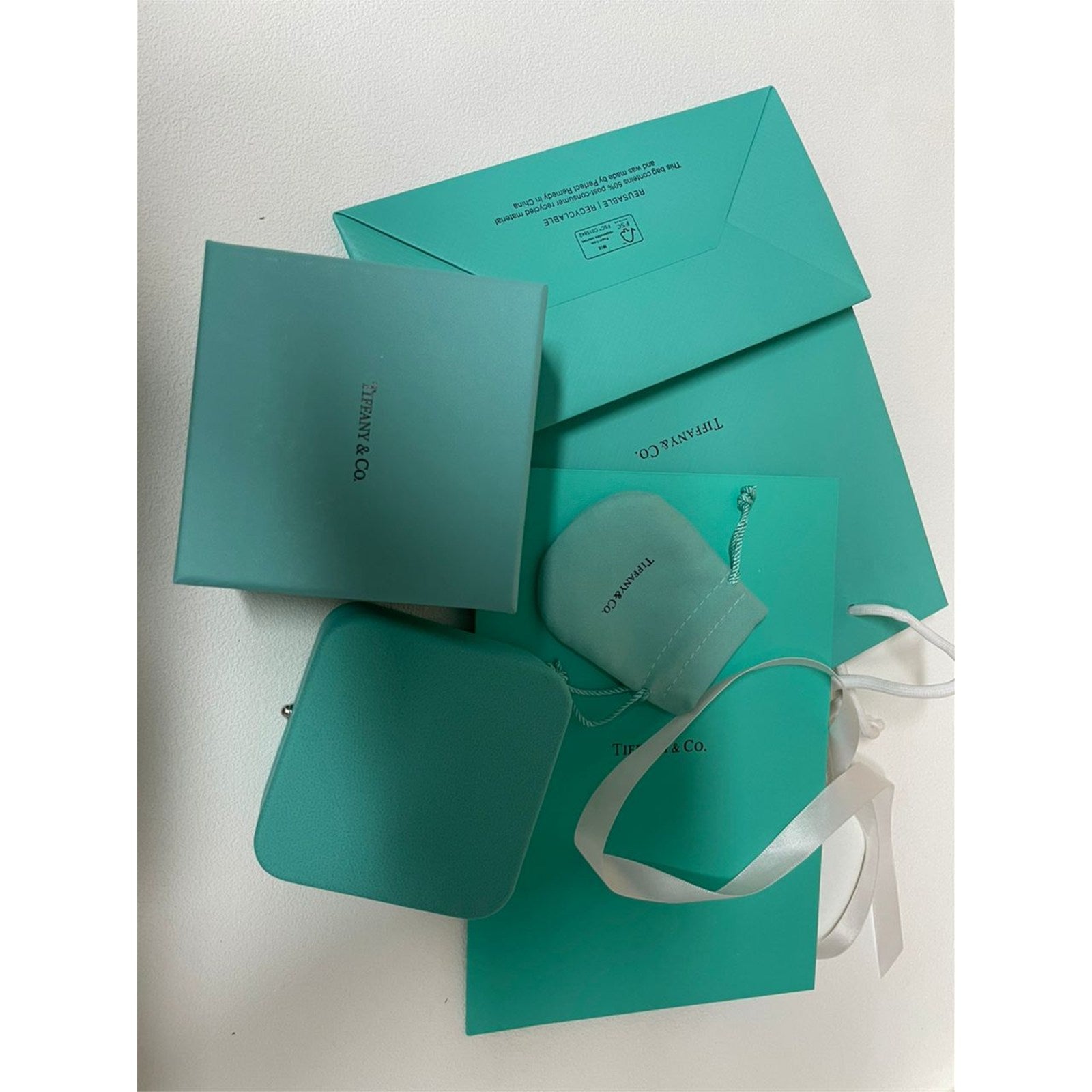 Tiffany&Co. Genuine Bangle jewelry case empty box - photo 3