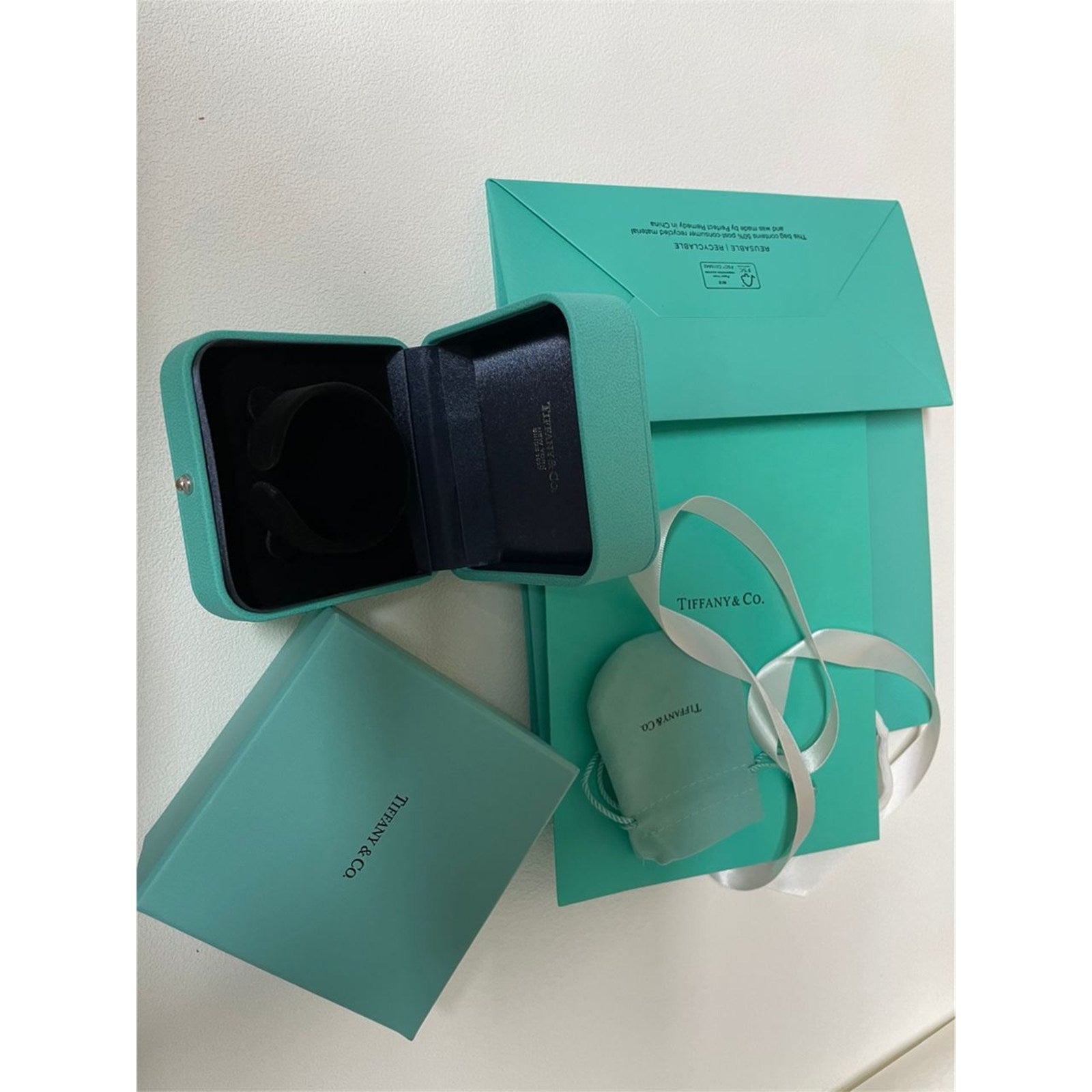 Tiffany&Co. Genuine Bangle jewelry case empty box - photo 4