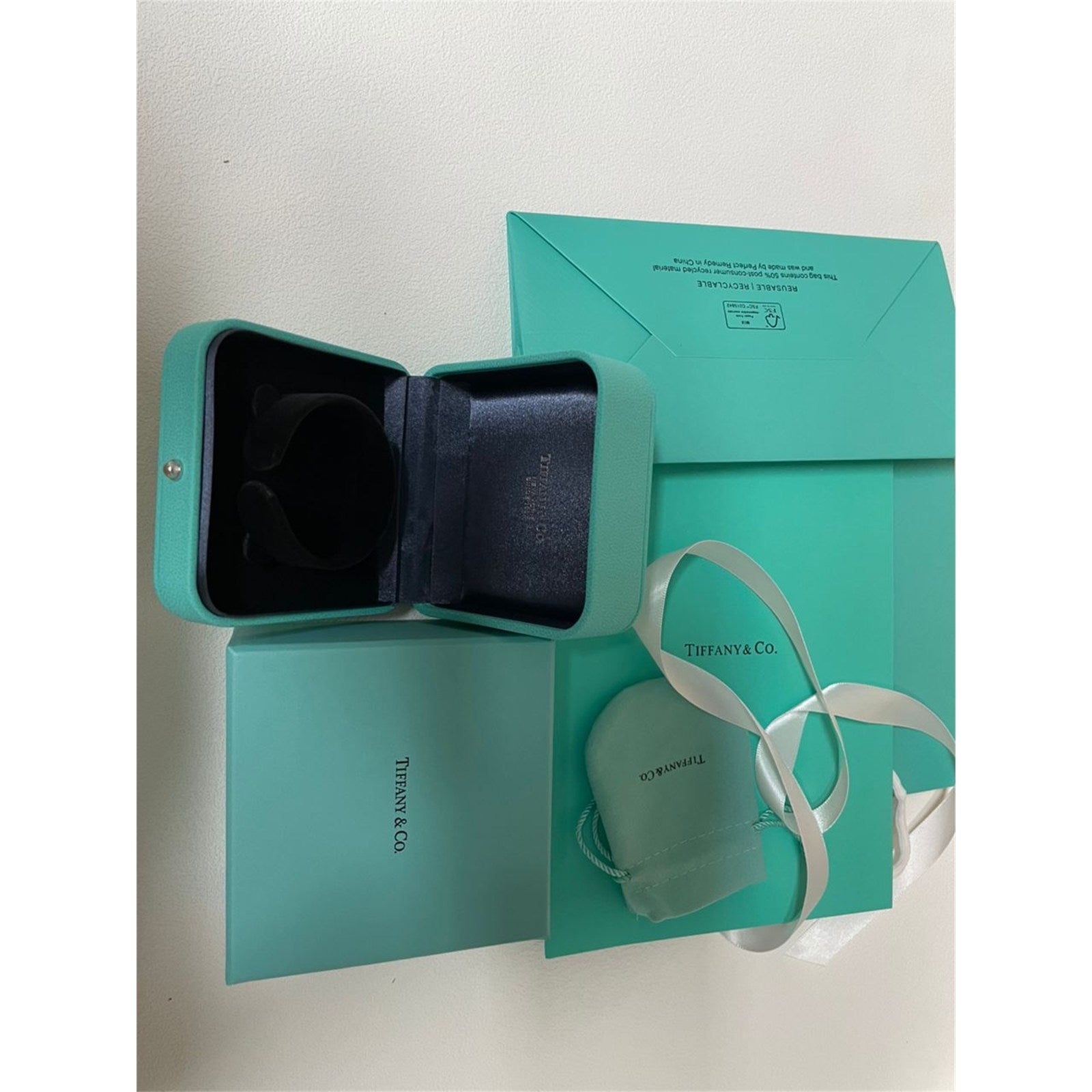 Tiffany&Co. Genuine Bangle jewelry case empty box - photo 7